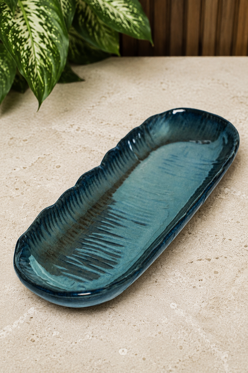 Midnight Ripple Platter