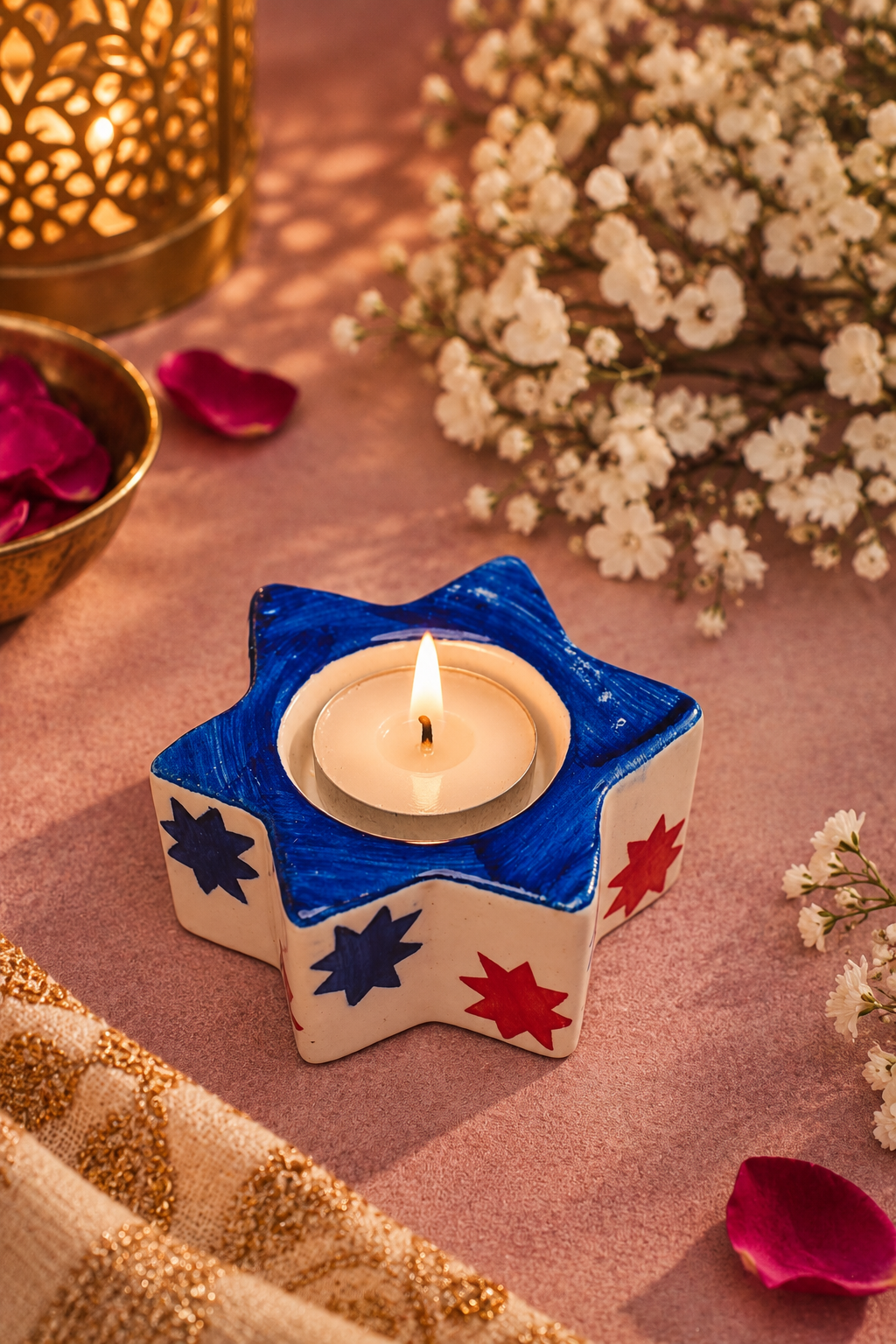 Starburst Tealight Holder (Set of 2)