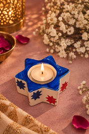 Starburst Tealight Holder (Set of 2)