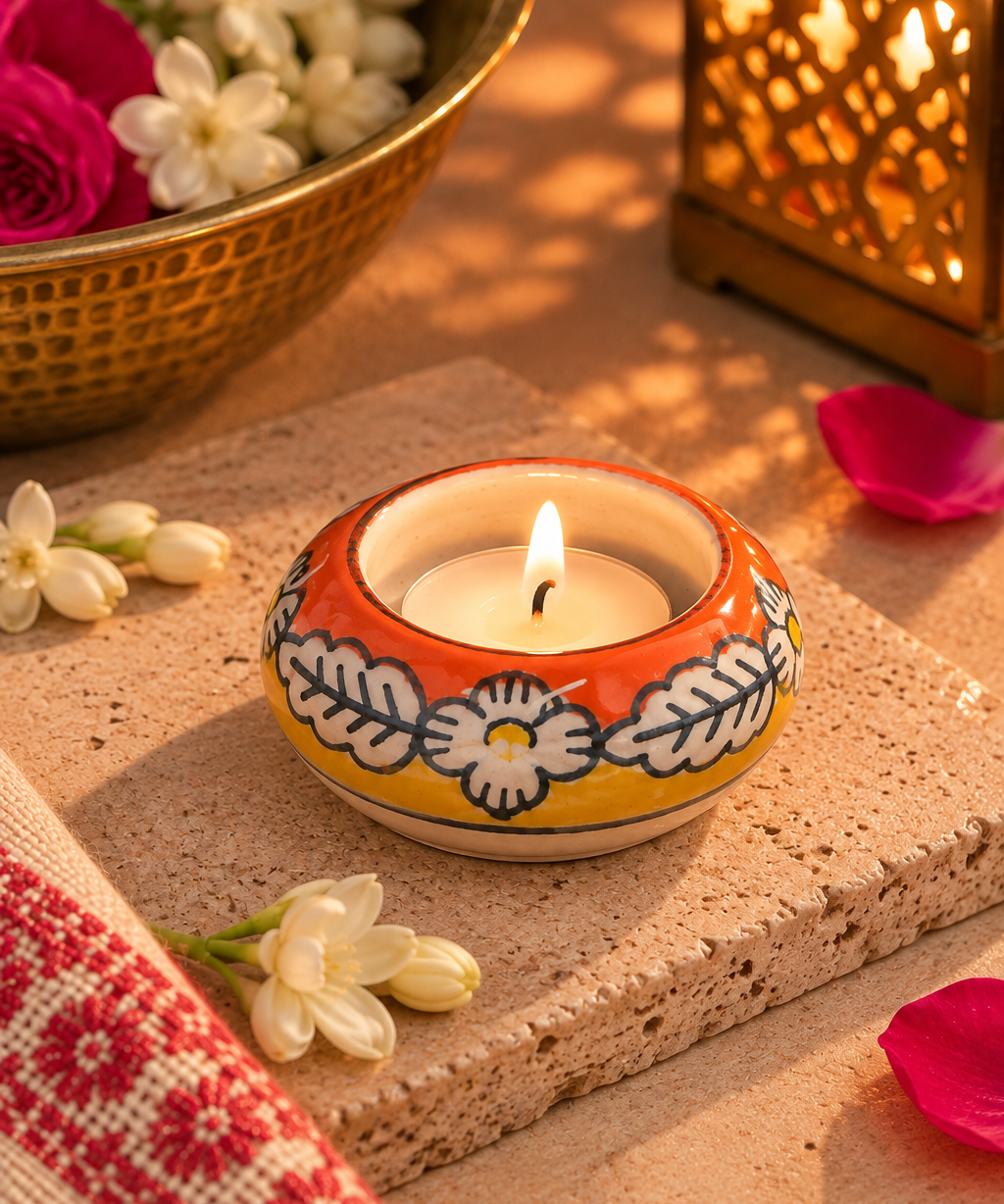 FestiveCandlewithFlowersandLantern.png