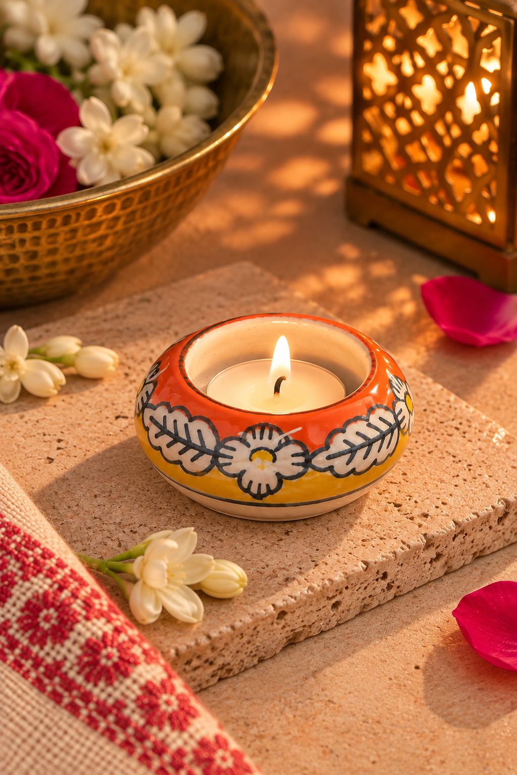 Rangoli Tealight Holder (Set of 2)