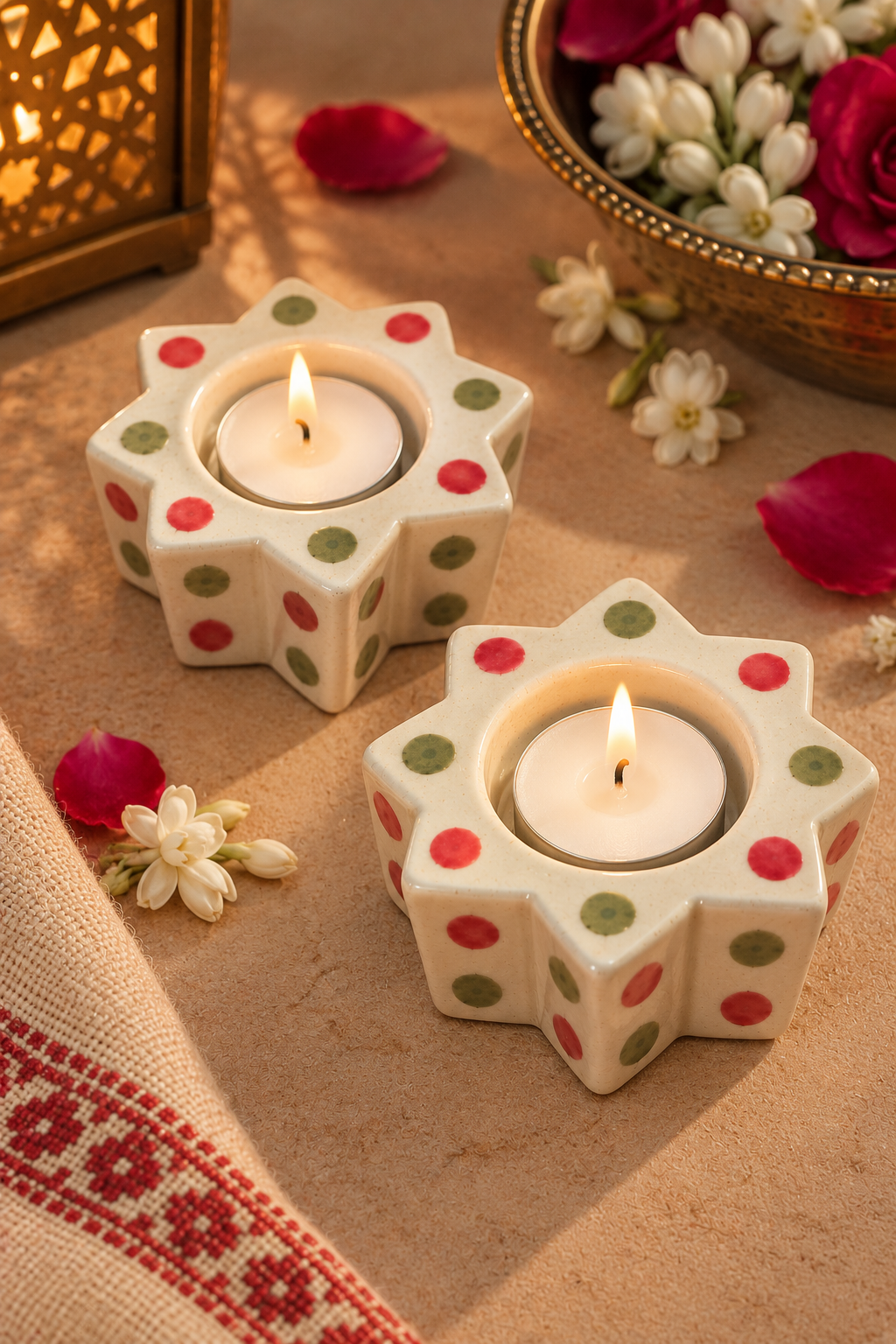 Confetti Tealight Holder (Set of 2)