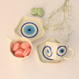 Nazar Not  Cup & Saucer
