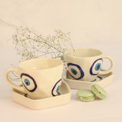 Nazar Not  Cup & Saucer