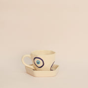 Nazar Not  Cup & Saucer