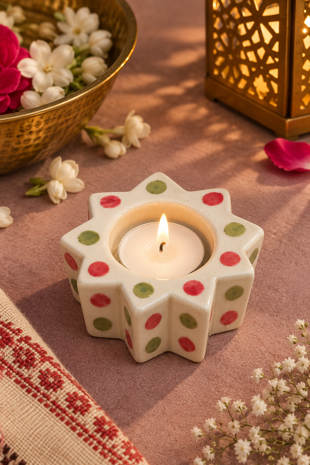 Confetti Tealight Holder (Set of 2)
