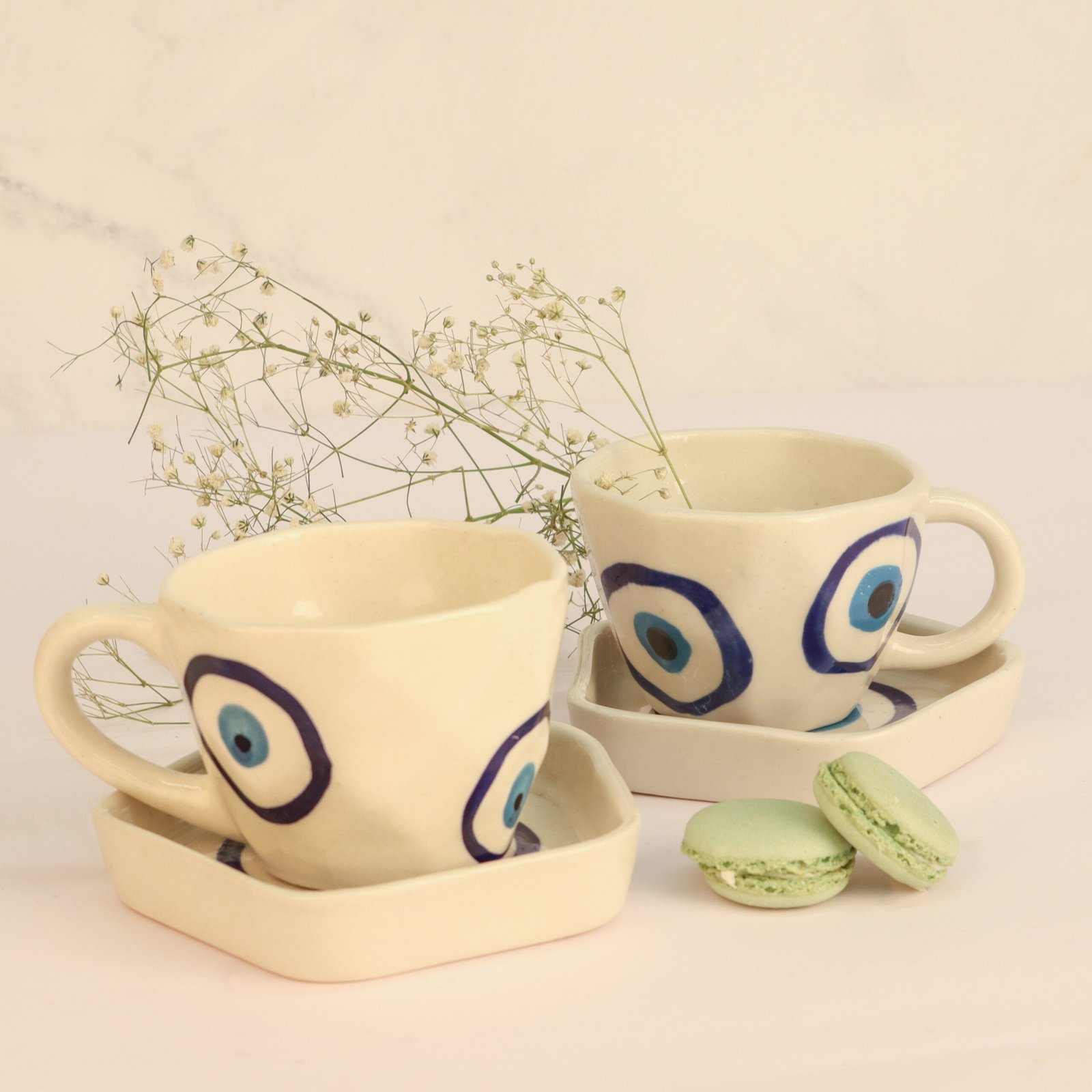 Nazar Not  Cup & Saucer